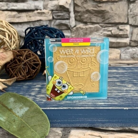 Spongebob x Wet Wild Limited Edition Nautical Nonsense Golden Gold Highlighter - Picture 1 of 1